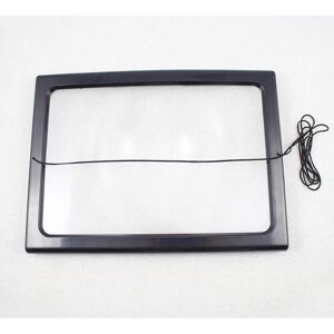 Linghhang - A4 Full Page Reading Magnifier Magnifying Glass with 4 led Lamp 3X Magnification Lens Linghhang - A4 Full Page Reading Magnifier Magnifying Glass with 4 led Lamp 3X Magnification Lens