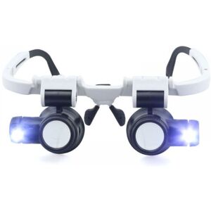 Cyslmuk - Adjustable Head Mount Magnifying Glass with led Light 8X 15X 23X Binocular Glasses Hands Free Magnifier for Reading, Magnifying Glass, Cyslmuk - Adjustable Head Mount Magnifying Glass with led Light 8X 15X 23X Binocular Glasses Hands Free Magnifier for Reading, Magnifying Glass,