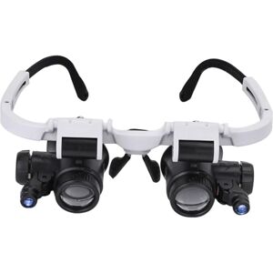 Linghhang - Adjustable Head Mount Magnifying Glass with led Light 8X 15X 23X Binocular Glasses Hands Free Magnifier for Reading, Magnifying Glass, Linghhang - Adjustable Head Mount Magnifying Glass with led Light 8X 15X 23X Binocular Glasses Hands Free Magnifier for Reading, Magnifying Glass,