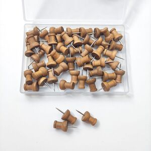 Csparkv - Bulletin Board Pins - 100 pcs - Wooden Push Pins for Cork Boards - Eco-Friendly Cork Memo Board Wall Pins Csparkv - Bulletin Board Pins - 100 pcs - Wooden Push Pins for Cork Boards - Eco-Friendly Cork Memo Board Wall Pins