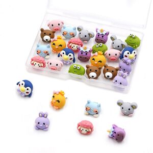 CCYKXA 30 Decorative Push Pins, Adorable Animal Push Pins for Display, Wall Decoration for Office and Home CCYKXA 30 Decorative Push Pins, Adorable Animal Push Pins for Display, Wall Decoration for Office and Home