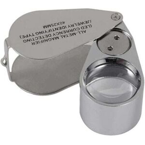 SNQ - 40x LED UV Jeweller's Loupe - Metal SNQ - 40x LED UV Jeweller's Loupe - Metal