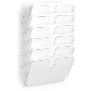 Durable Flexiplus 6 A4L Literature Holders Trans Durable Flexiplus 6 A4L Literature Holders Trans