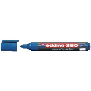 Edding - 360 Whiteboard Marker Bullet Tip 1.5-3mm Line Blue (Pack 10) Edding - 360 Whiteboard Marker Bullet Tip 1.5-3mm Line Blue (Pack 10)