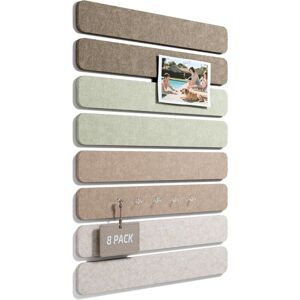 BEXTCOK Felt Wall Notice Board 33 × 5 cm – Self-Adhesive Bulletin Board Strip with 50 Pins, Note Board for Office, Bedroom, and Door BEXTCOK Felt Wall Notice Board 33 × 5 cm – Self-Adhesive Bulletin Board Strip with 50 Pins, Note Board for Office, Bedroom, and Door