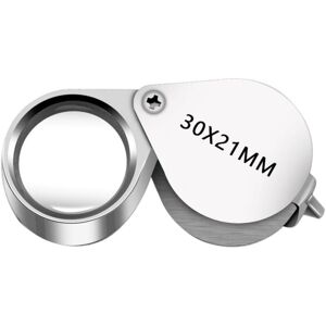 Ymyny - Jeweler's Magnifying Glass - 30 x 21mm Jewelry Magnifying Glass Antique Lenses - 30x Pocket Magnifying Glass - Folding Glass Magnifier loy Ymyny - Jeweler's Magnifying Glass - 30 x 21mm Jewelry Magnifying Glass Antique Lenses - 30x Pocket Magnifying Glass - Folding Glass Magnifier loy