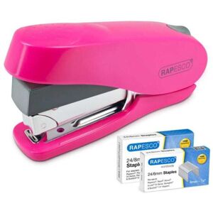 Rapesco - Luna Less Effort Half Strip Stapler 50 Sheet Pink Rapesco - Luna Less Effort Half Strip Stapler 50 Sheet Pink