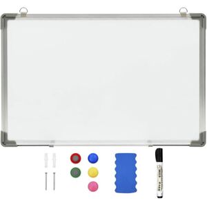Magnetic Dry-erase Whiteboard White 60x40 cm Steel vidaXL Magnetic Dry-erase Whiteboard White 60x40 cm Steel vidaXL