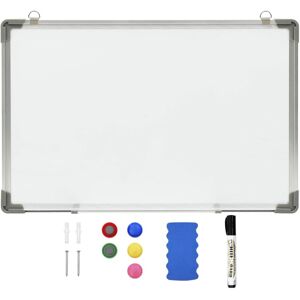 Magnetic Dry-erase Whiteboard White 50x35 cm Steel Vidaxl Magnetic Dry-erase Whiteboard White 50x35 cm Steel Vidaxl