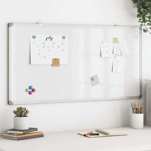 Magnetic Whiteboard 100x50x1.7 cm Aluminium Vidaxl Magnetic Whiteboard 100x50x1.7 cm Aluminium Vidaxl