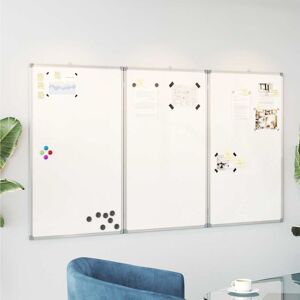 Vidaxl - Magnetic Whiteboard Foldable 120x100x1.7 cm Aluminium Vidaxl - Magnetic Whiteboard Foldable 120x100x1.7 cm Aluminium
