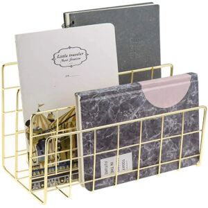 Tlily - Metal Mesh Desk Organizer Desktop Letter Sorter Mail Tray File Organiser Office Home Bookends Book Holder -Gold Tlily - Metal Mesh Desk Organizer Desktop Letter Sorter Mail Tray File Organiser Office Home Bookends Book Holder -Gold