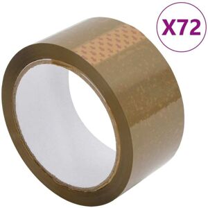 Packaging Tape 72 pcs Brown 48 mm x 66 m vidaXL Packaging Tape 72 pcs Brown 48 mm x 66 m vidaXL