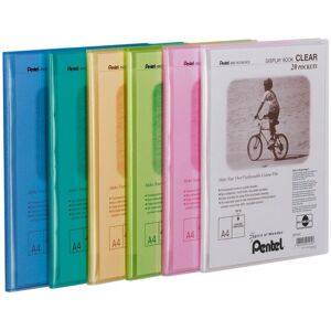 Pentel Pentel Recycology A4 Display Book Clear 30 Pocket Green (Pack 10) Pentel Pentel Recycology A4 Display Book Clear 30 Pocket Green (Pack 10)