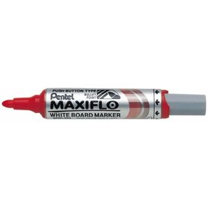 Pentel - Whiteboard Marker Bullet Tip 3mm Line Red (Pack 12) Pentel - Whiteboard Marker Bullet Tip 3mm Line Red (Pack 12)