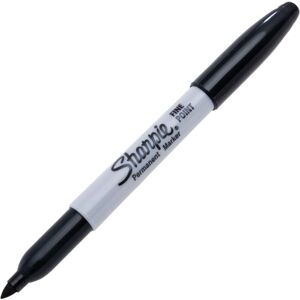 Liderpapel - Sharpie Fine Perm Marker Black (Pack-12) S0810930 Liderpapel - Sharpie Fine Perm Marker Black (Pack-12) S0810930