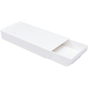 (white)Pop Up Self-Adhesive Pencil Drawer - Hidden Desk Organizer - Under Table Storage Box - Hidden Under Table Storage Box - Office Stationery (white)Pop Up Self-Adhesive Pencil Drawer - Hidden Desk Organizer - Under Table Storage Box - Hidden Under Table Storage Box - Office Stationery