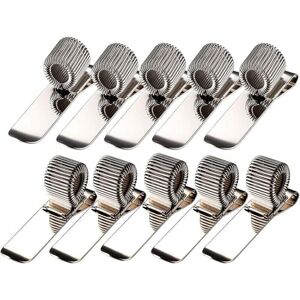 SNQ Set of 5 Stainless Steel Horizontal and Vertical Pen Holders with Spring Ring for Pocket Fixing, Holders or Clips for Pocket Ballpoint Pens, Pocket SNQ Set of 5 Stainless Steel Horizontal and Vertical Pen Holders with Spring Ring for Pocket Fixing, Holders or Clips for Pocket Ballpoint Pens, Pocket