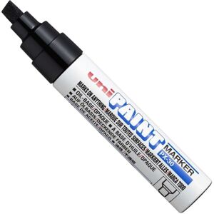 Uni-ball - Uni PX-30 Paint Marker Broad Chisel Tip 8mm Line Black (Pack 6) Uni-ball - Uni PX-30 Paint Marker Broad Chisel Tip 8mm Line Black (Pack 6)