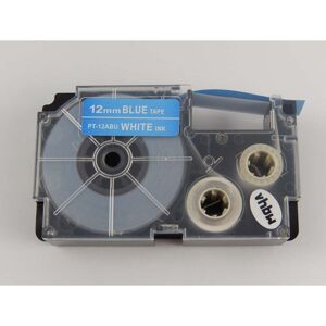 Vhbw - Label Tape compatible with Casio KL-G2, KL-750E, KL-780, KL-820, KL-8100, KL-8200, KL-C500 Label Printer 12mm White on Blue Vhbw - Label Tape compatible with Casio KL-G2, KL-750E, KL-780, KL-820, KL-8100, KL-8200, KL-C500 Label Printer 12mm White on Blue