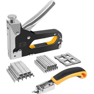 AOUGO Wall Stapler, 3-in-1 Hand Stapler with 3000 Staples and Staple Remover, Upholstery Stapler, Ideal for Home and Craft Work AOUGO Wall Stapler, 3-in-1 Hand Stapler with 3000 Staples and Staple Remover, Upholstery Stapler, Ideal for Home and Craft Work