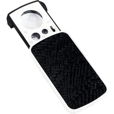 OEM Led Lighted Handheld Magnifying Glass - 30x 60x 90x Magnifying Glass - Illuminated Reading Magnifier For Seniors - Black Foldable Pocket Magnifying Glass For Jewelry, Coins, Diamonds & Stamps OEM Led Lighted Handheld Magnifying Glass - 30x 60x 90x Magnifying Glass - Illuminated Reading Magnifier For Seniors - Black Foldable Pocket Magnifying Glass For Jewelry, Coins, Diamonds & Stamps