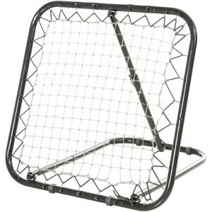 Angle Adjustable Rebounder Net Goal Training Set Football, Baseball - black - Homcom