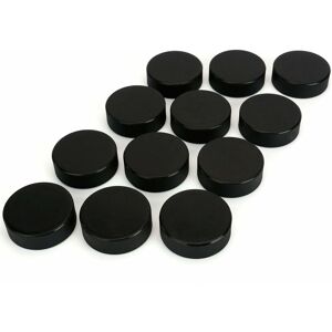 Langray - Faswin Classic Ice Hockey Puck 12 Pack - Noir