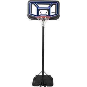 Adjustable Portable Basketball Hoop (44-Inch Polycarbonate) - Blue - Lifetime