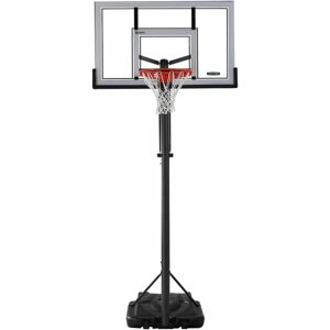 Adjustable Portable Basketball Hoop (54-Inch Acrylic) - Black - Lifetime