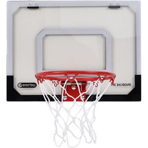 Livingandhome - Kid Transparent Basketball Hoop Backboard Adjustable Height Hanging Wall