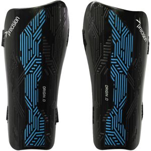 Precision - Origin.0 Strap Shin Guards Black/Cyan Small - Black/Cyan