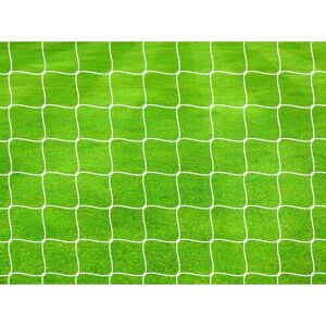Precision Pro Football Goal Nets 4mm Braided (Pair) White 12' x 6' - White