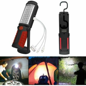 HOOPZI Rechargeable led Light Inspection Lamp, Rechargeable led Work Light with Magnetic led Torch Light Inspection Lamp