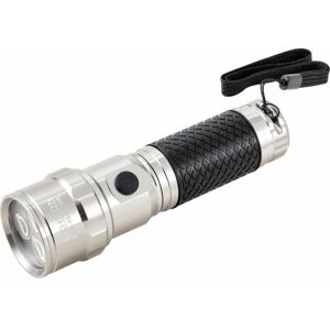 Edison - 3 led Alu Soft Grip Torch Requires (3XAAA) Batts - Silver/Black