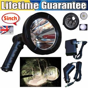 Day Plus - 300000LM Handheld SpotLight Rechargeable led Spotlight Hunting Shooting 12V