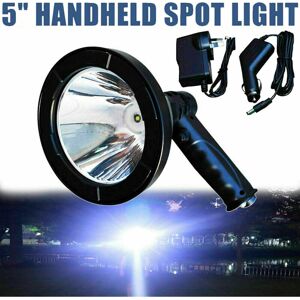 Briefness - 3500w led Handheld Spotlight Rechargeable Camping Flashlight Torch Outdoor Lamp