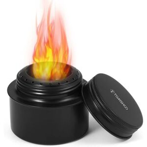 WOOSIEN Cam Stove Portable Mini Alloy Alcohol Stove With Lid Outdoor Cam Hi Backpac Ing Stove Silver