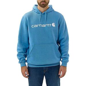 Carhartt - 100074 Signature Logo Sweatshirt Blue Lagoon xl