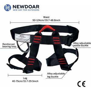 Alwaysh - Climbing harness for Women, Men, Children for Mountaineering, Climbing, Abseiling