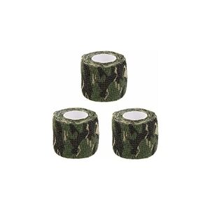 Self Adhesive Outdoor Camouflage Tape Roll 5cm x 4.5m Reusable Camouflage For Hunting, Camping, Cycling 3 Pcs - Denuotop