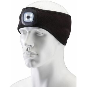 Draper - Headband with usb Rechargeable led Torch, 1W, Black, One Size (95172)