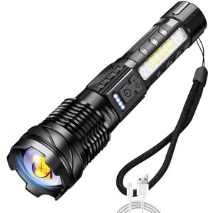 HÉLOISE Rechargeable Flashlight, Bright led Flashlight with Tactical Flashlights for Camping