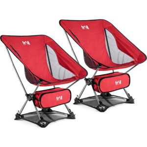 Trail Outdoor Leisure - Hawk Lightweight Folding Chair - Red