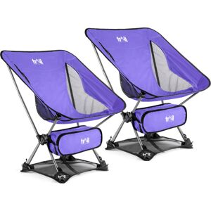 Trail Outdoor Leisure - Hawk Lightweight Folding Chair - Purple