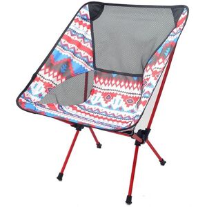 Denuotop - Folding Camping Chair with Carry Bag Aceshop Portable Lightweight Folding Camping Chair with Carry Bag for Outdoors, Fishing, Festival,