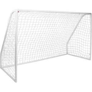 Kids 10ftx6ft White Portable Football Goal - White - Charles Bentley