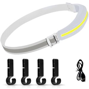 HÉLOISE Led Headlamp usb-c Rechargeable Light, Flashlight Light Headlight - Light Head Lamp for CampingWhite