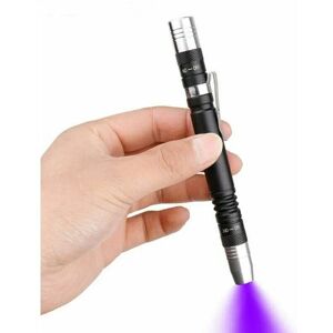 Hoopzi - led light blacklight flashlights 2 in 1 Flashlight Penlight pen clip Torch Blacklight Detector