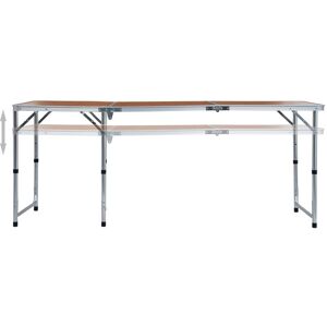 Berkfield Home - Mayfair Foldable Camping Table Aluminium 180x60 cm